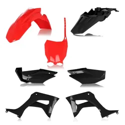 Acerbis Complete Plastic Fender Body Kit Red Black