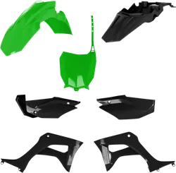 Acerbis Complete Plastic Fender Body Kit Black Green