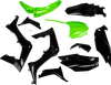 Acerbis Complete Plastic Fender Body Kit Black Green