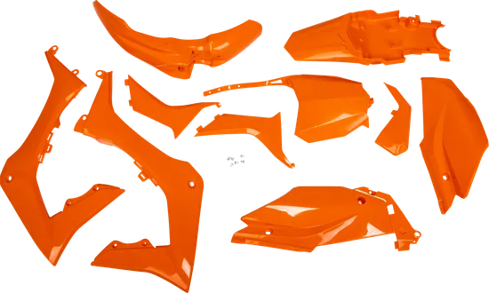 Acerbis Complete Plastic Fender Body Kit Orange