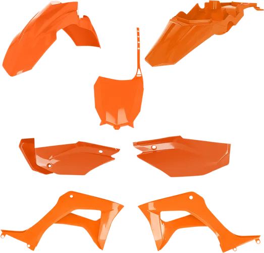 Acerbis Complete Plastic Fender Body Kit Orange