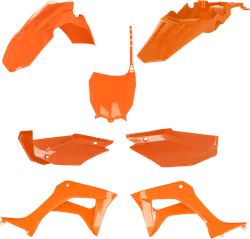 Acerbis Complete Plastic Fender Body Kit Orange