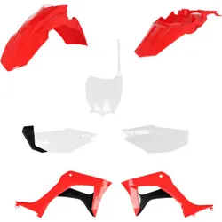 Acerbis Complete Plastic Fender Body Kit Red White