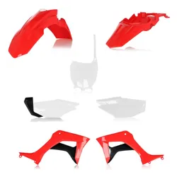 Acerbis Complete Plastic Fender Body Kit Red White