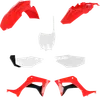Acerbis Complete Plastic Fender Body Kit Red White