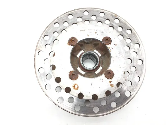 Front Wheel Hub with Rotor A 2009 Yamaha Rhino 700 YXR700F 4x4 FI 3021A x