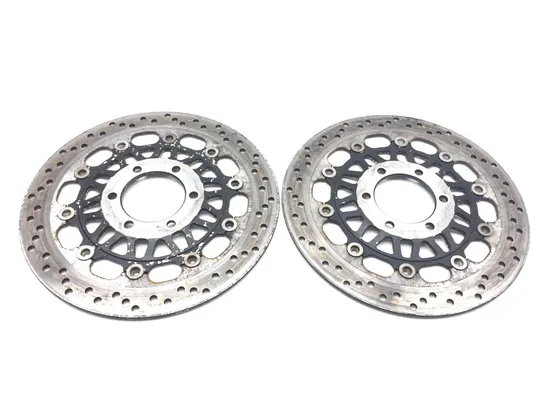 Left Right Front Brake Disc Rotors Set 2000 Triumph Daytona 955i 2912A