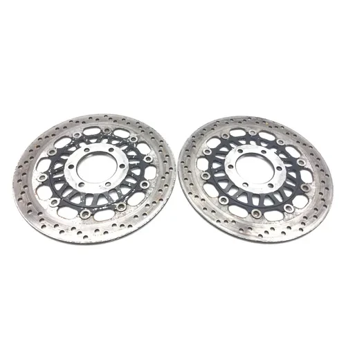 Left Right Front Brake Disc Rotors Set 2000 Triumph Daytona 955i 2912A 3
