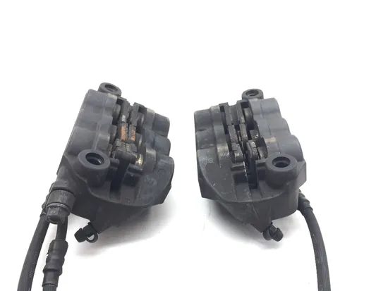 Left Right Front Brake Calipers Pads Set 2010 Honda VFR1200F ABS 2953A