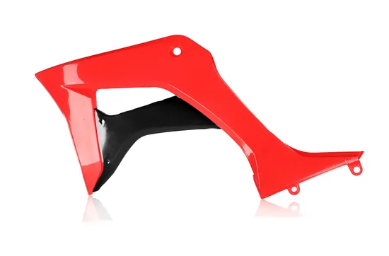 Acerbis Left Right Radiator Shrouds Red Black