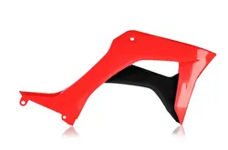 Acerbis Left Right Radiator Shrouds Red Black