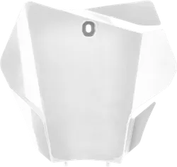 Acerbis White Front Number Plate