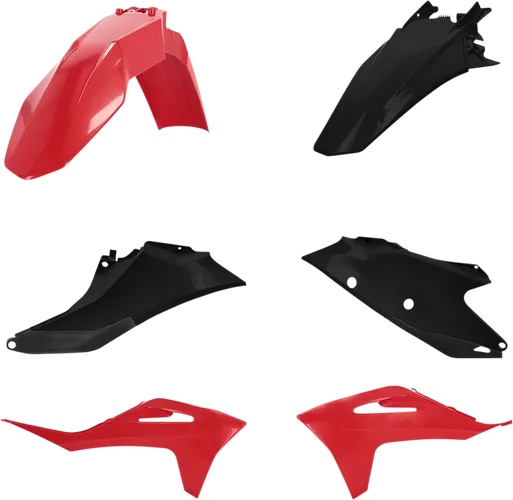 Acerbis Plastic Fender Body Kit Red Black