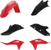 Acerbis Plastic Fender Body Kit Red Black