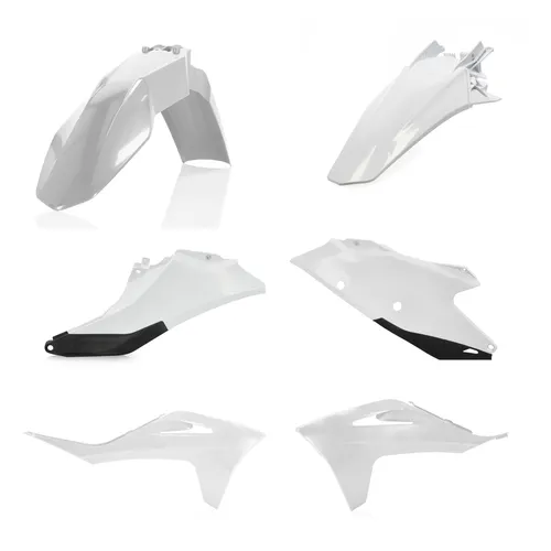 Acerbis Plastic Fender Body Kit White Black