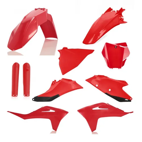 Acerbis Full Plastic Fender Body Kit OE Red Black 3