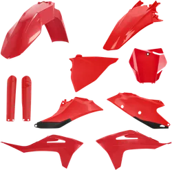 Acerbis Full Plastic Fender Body Kit OE Red Black