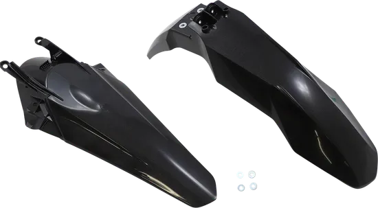 Acerbis Complete Plastic Fender Body Kit Black Metallic