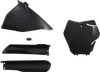 Acerbis Complete Plastic Fender Body Kit Black Metallic