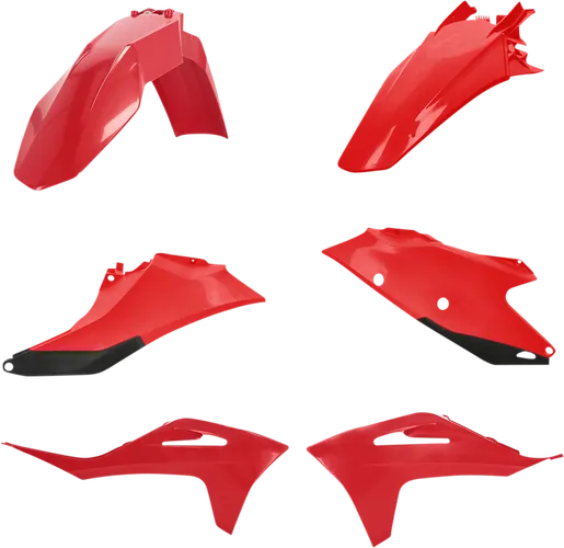 Acerbis Plastic Fender Body Kit Red Black