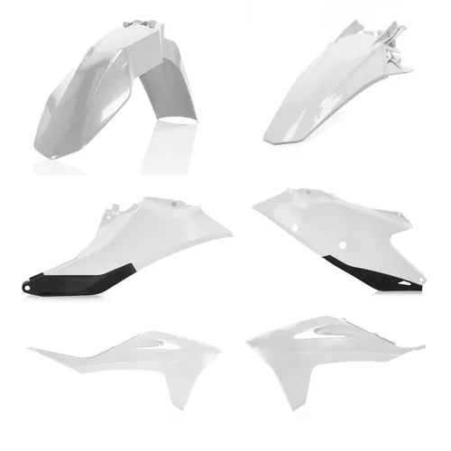 Acerbis Plastic Fender Body Kit White Black