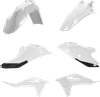 Acerbis Plastic Fender Body Kit White Black