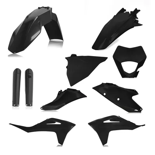 Acerbis Full Plastic Fender Body Kit Black 2