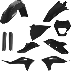 Acerbis Full Plastic Fender Body Kit Black