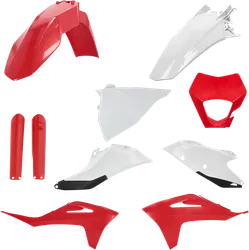 Acerbis Full Plastic Fender Body Kit OE Red White Black