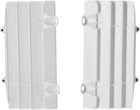 Acerbis White Radiator Louver Cover Pair
