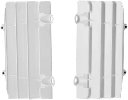 Acerbis White Radiator Louver Cover Pair