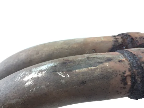 Exhaust Header Manifold Head Pipe 1999 Kawasaki Voyager XII ZG1200B 2959A x 7