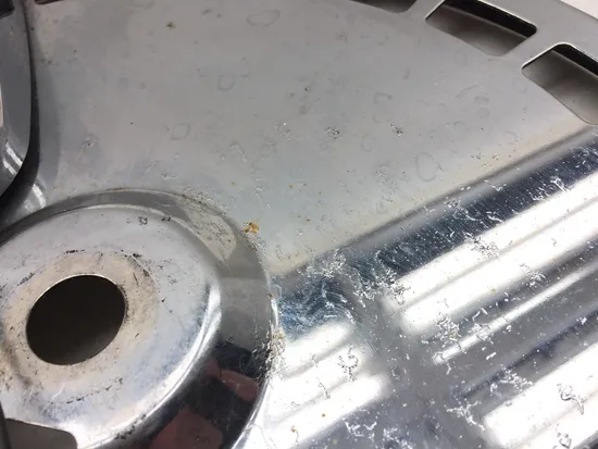 Front Brake Rotor Chrome Covers 1985 Yamaha Venture Royale XVZ1200D 2988A x