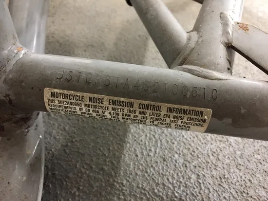 Main Frame Chassis 2006 Suzuki Burgman 650 AN650 3001A x