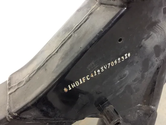 Main Frame Chassis CLN Ready To Go Harley-Davidson A Electra Glide 3034 x