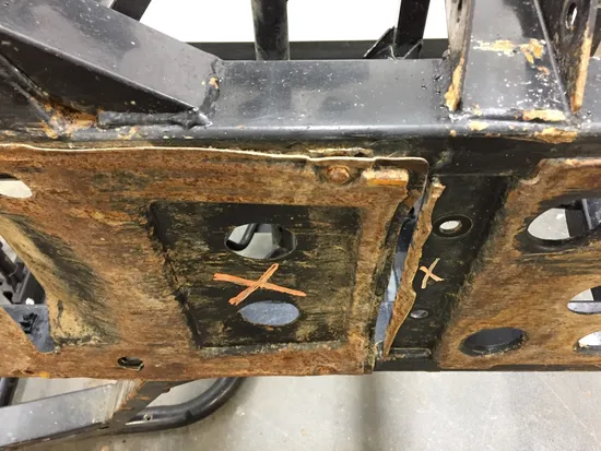 Frame Chassis 2014 Kawasaki Teryx4 800 KRT800C 4x4 LE FI 3061 x