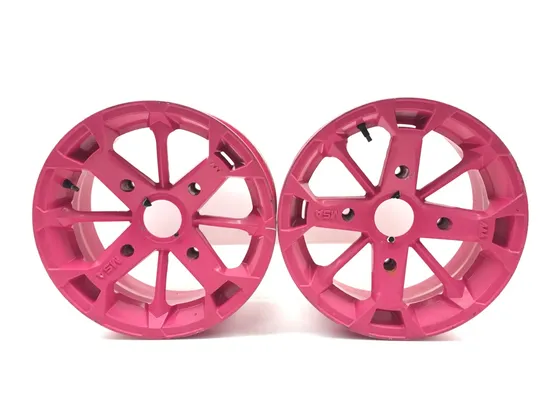 MSA Pink Front Rear Wheel Set 2015 Polaris RZR S 900 EPS 3073 x