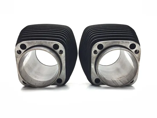 Front Rear Cylinder Jugs w Pistons 2005 Harley Dyna Wide Glide EFI FXDWGI 3052