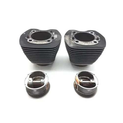 Front Rear Cylinder Jugs w Pistons 2006 Harley Dyna Wide Glide EFI FXDWGI 3069 3
