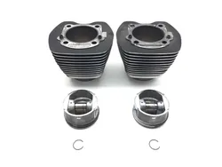 Front Rear Cylinder Jugs w Pistons 2005 Harley Dyna Wide Glide EFI FXDWGI 3064
