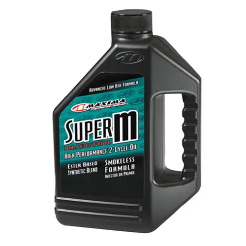 Maxima Super M Injector Synthetic Blend 2T Engine Motor Oil 1 Gallon