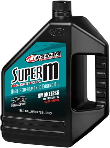 Maxima Super M Injector Synthetic Blend 2T Engine Motor Oil 1 Gallon