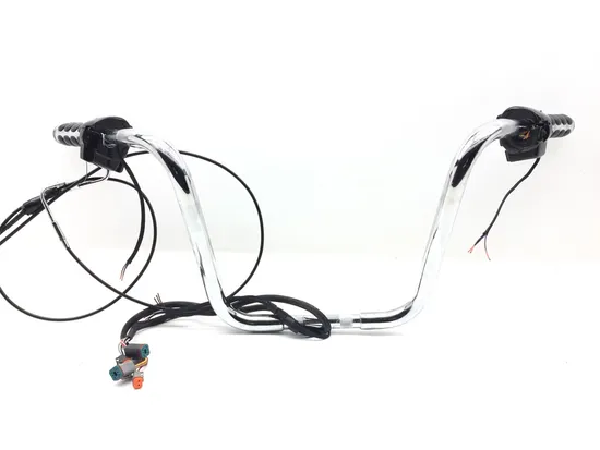 Aftermarket Handle Bars w Cables 2004 Harley Road King Custom EFI FLHRSI 3047 x