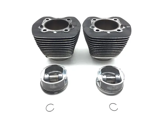 Front Rear Cylinder Jugs w Pistons 2000 Harley Electra Glide Classic FLHTCI 3055