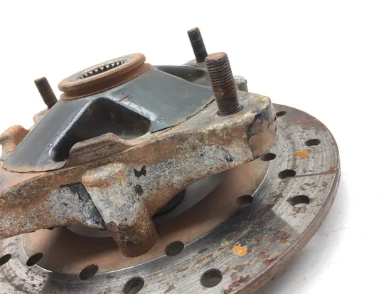 Rear Wheel Axle Hub With Rotor A 2010 Polaris Ranger Crew 800 4x4 EFI 3081