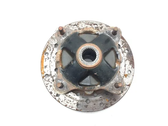 Rear Wheel Axle Hub With Rotor A 2010 Polaris Ranger Crew 800 4x4 EFI 3081