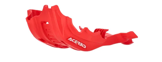 Acerbis Polypropylene Chassis Belly Skid Plate Red