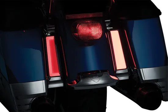 Kuryakyn Tracer LED Saddlebag Insert Running Lights Pair Chrome