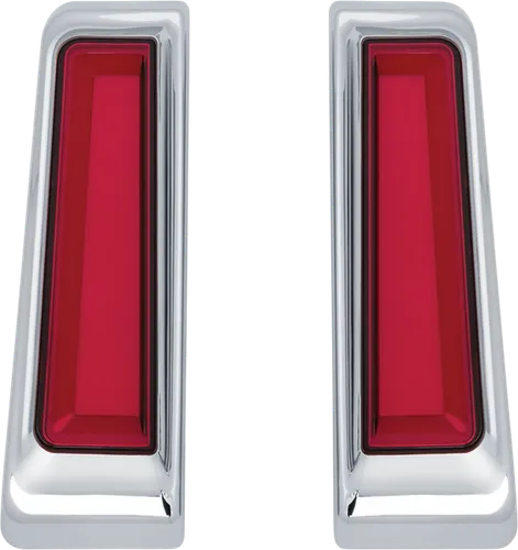 Kuryakyn Tracer LED Saddlebag Insert Running Lights Pair Chrome