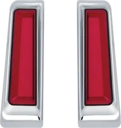 Kuryakyn Tracer LED Saddlebag Insert Running Lights Pair Chrome